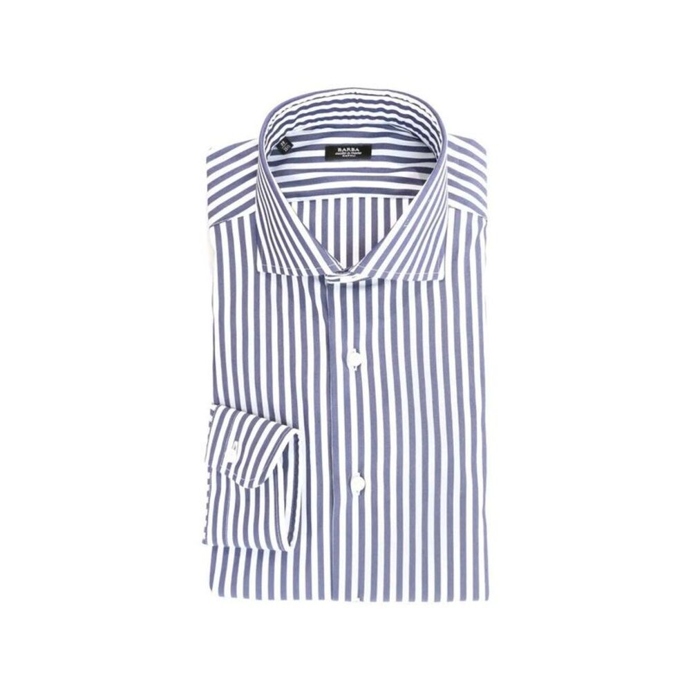 Barba Men Striped Shirt